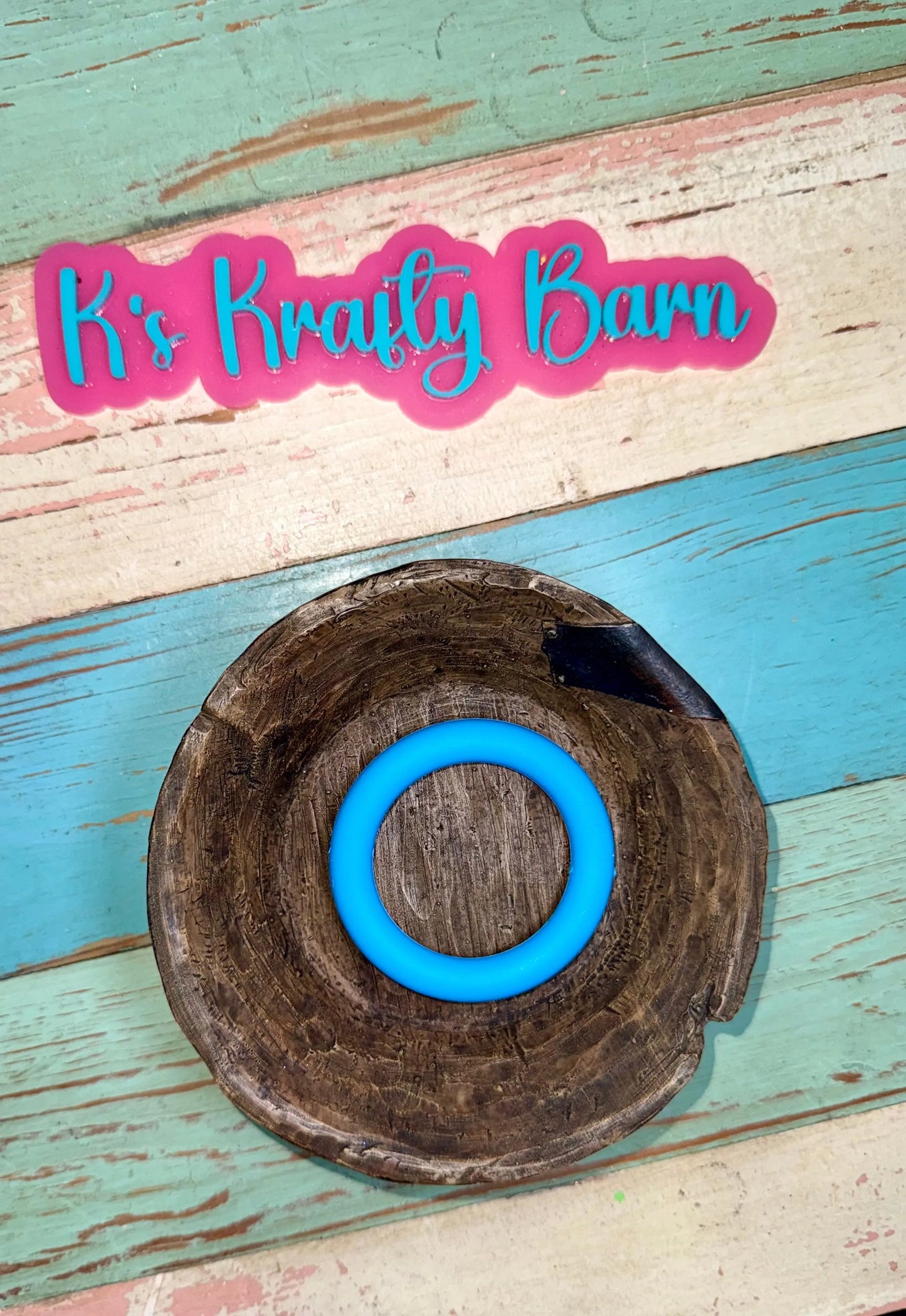 65mm Silicone Round Ring- solid colors K's Krafty Barn
