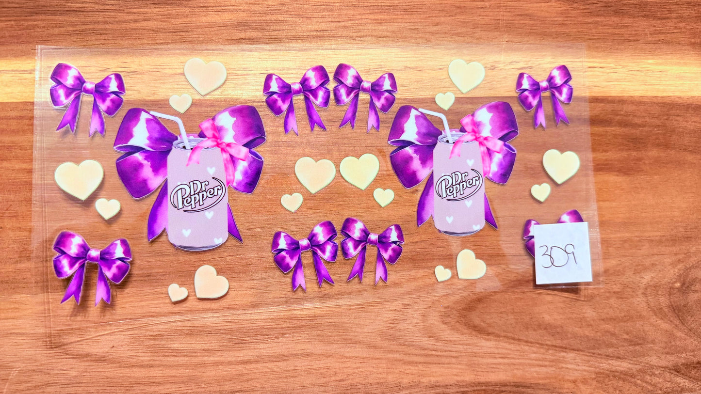 #309 Dr P with purple bows
