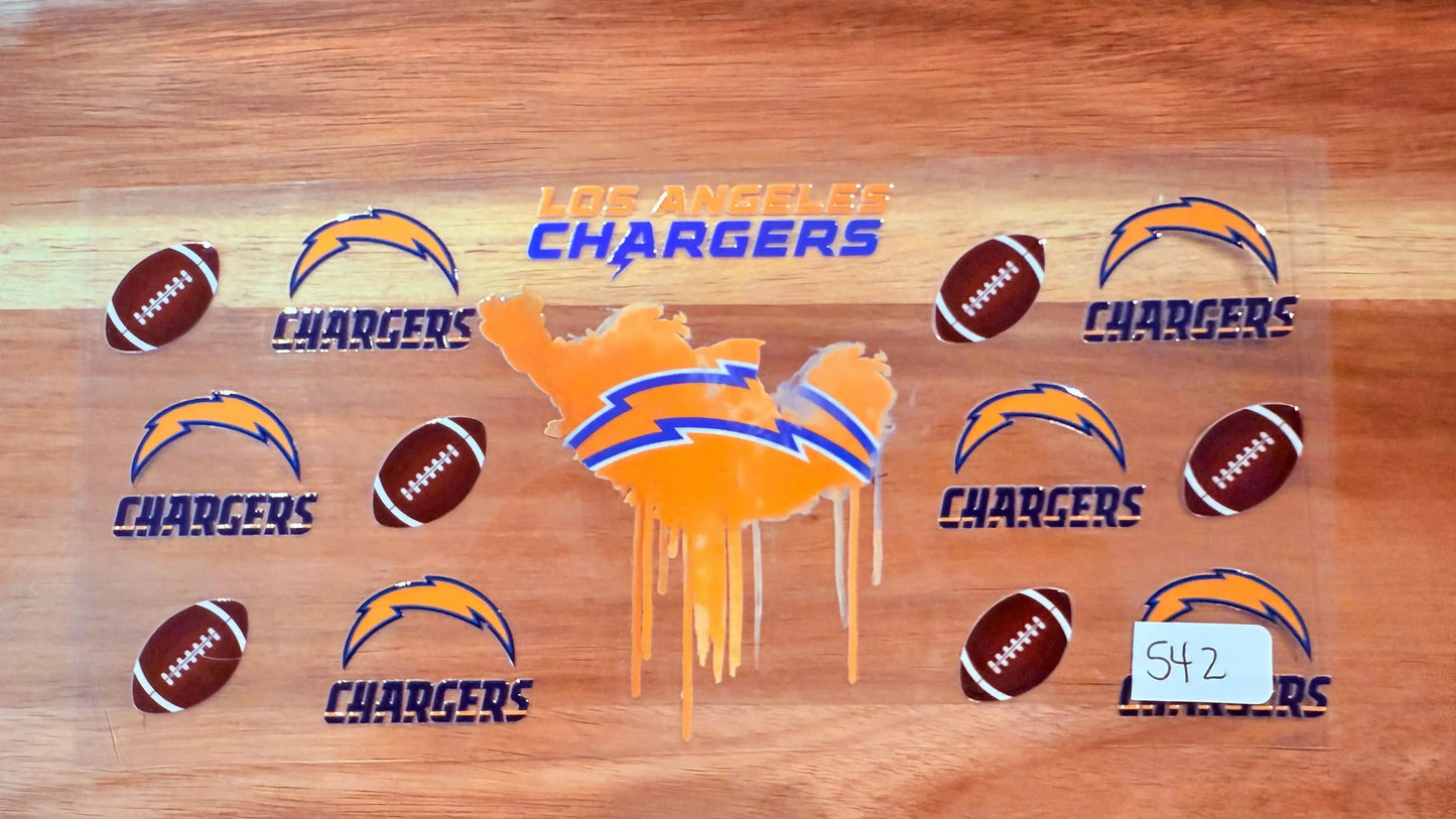 #542 Chargers Football K's Krafty Barn