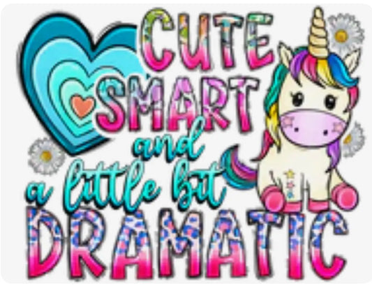 Cute & Smart Unicorn K's Crafty Vibes Co.