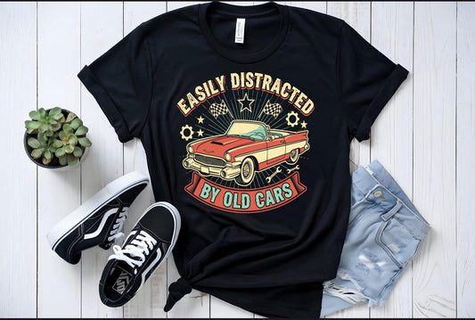 Easily distracted by old cars