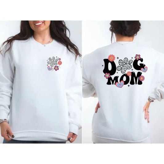 Dog Mom – Cute Paw Print Dog Lover K's Krafty Barn