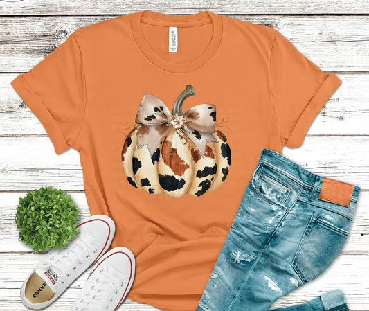 Cow Print Pumpkin