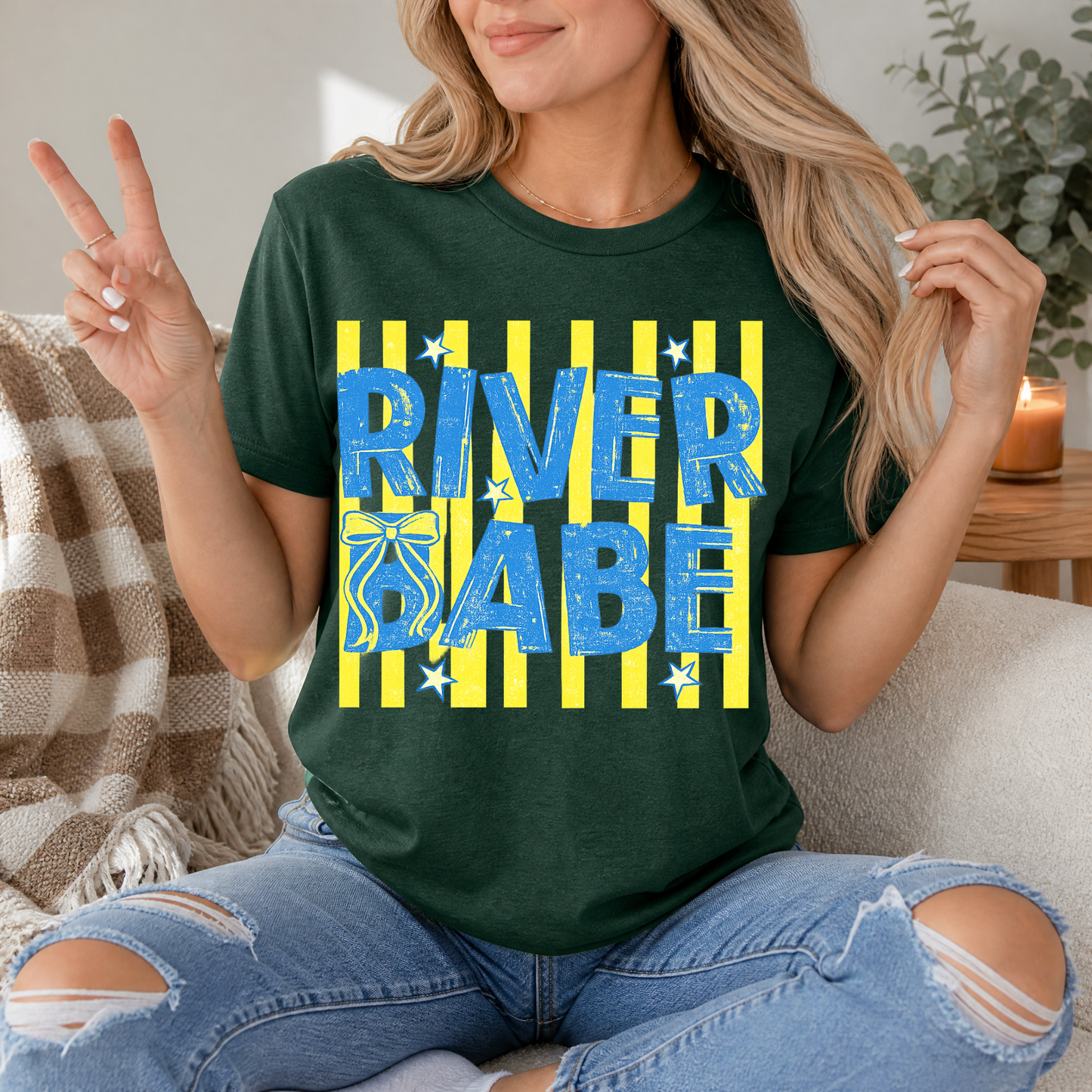 River Babe Premium Graphic Tee