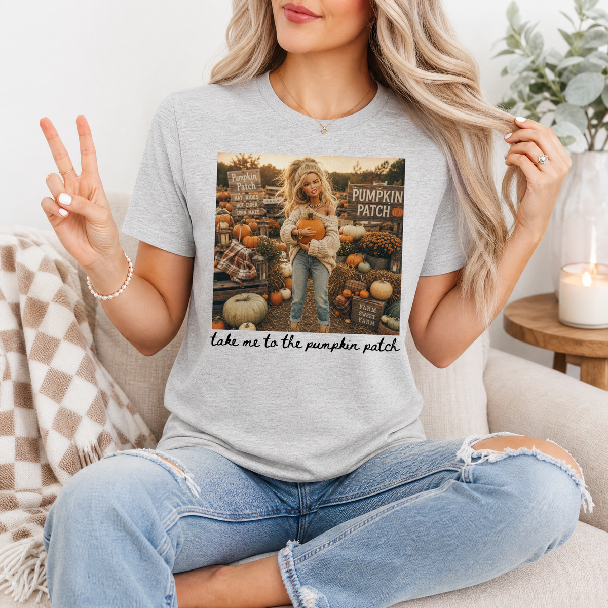 Take me to the Pumpkin Patch Premium Graphic Tee
