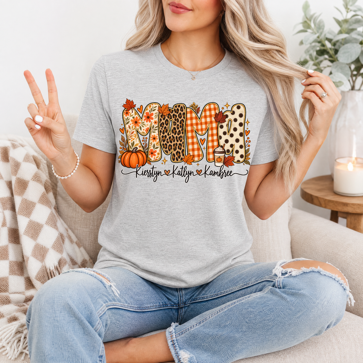 Leopard Fall Fully Customizable Premium Graphic Tee
