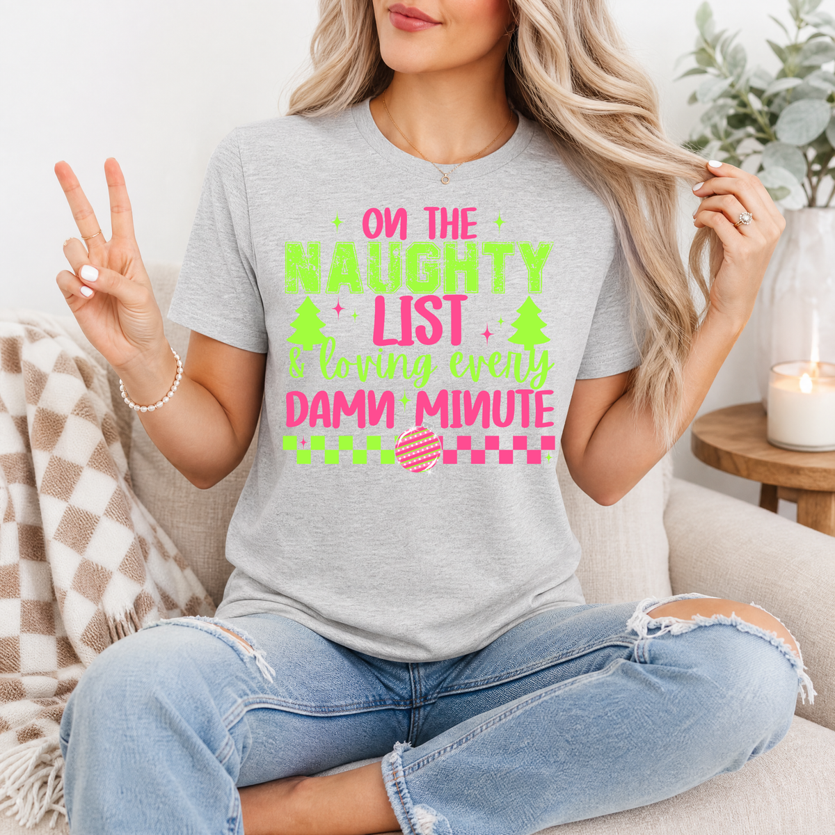 Naughty List Premium Graphic Tee