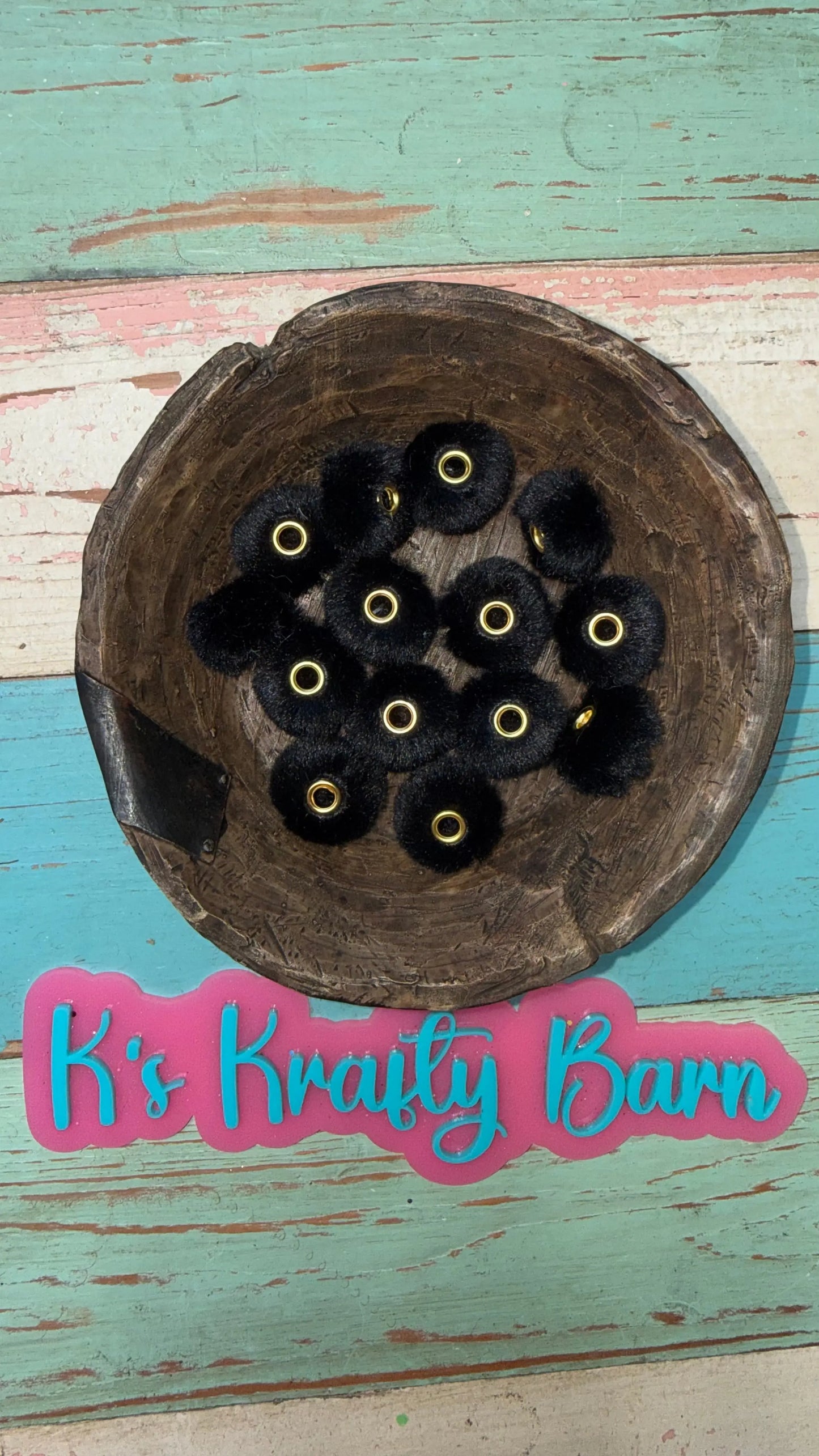 20mm Fluffy Spacers for beadable items-10 pack K's Krafty Barn