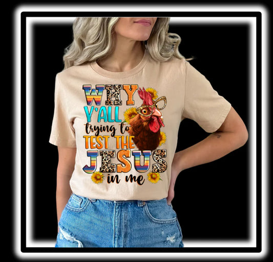 Why Yall Tryna Test The Jesus In Me