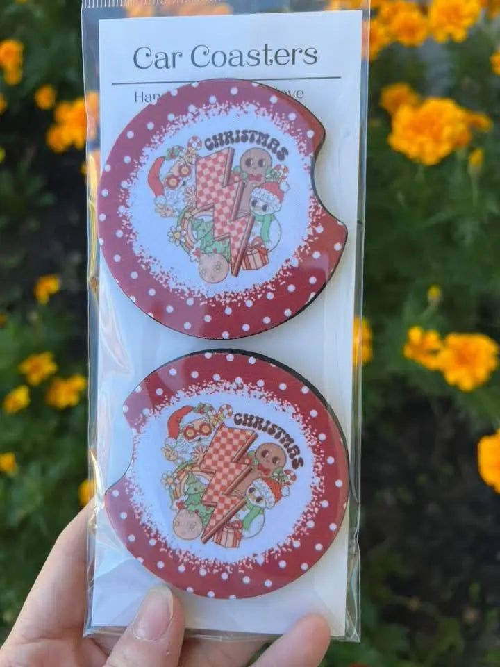 Car Coasters- choose your design. K's Krafty Barn