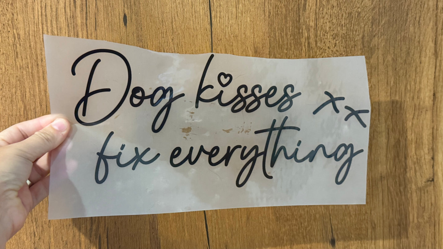 Dog kisses fix everything