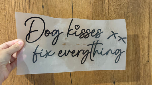 Dog kisses fix everything