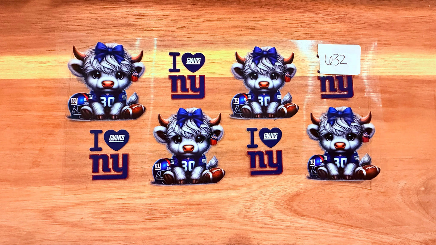 #632 I Love NY Giants K's Krafty Barn