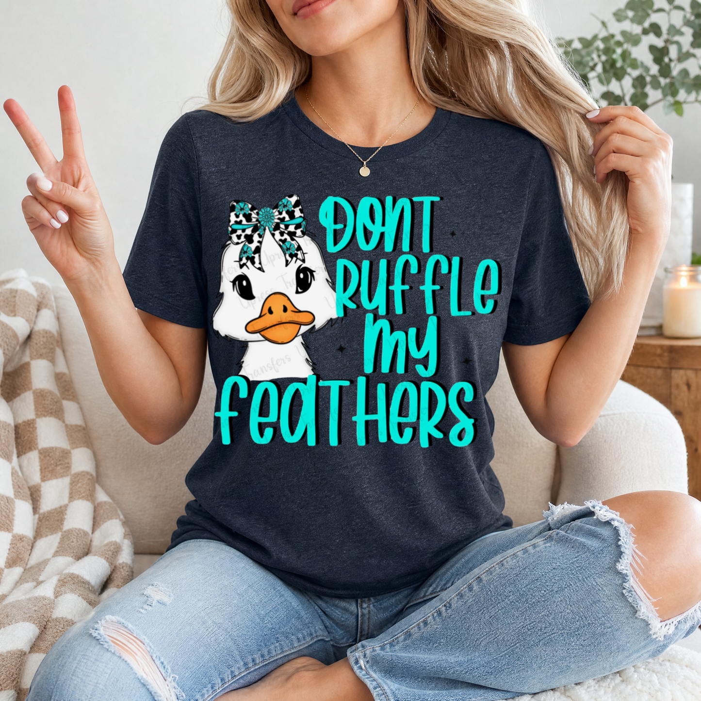 Don't Ruffle My Feathers Premium Graphic Tee