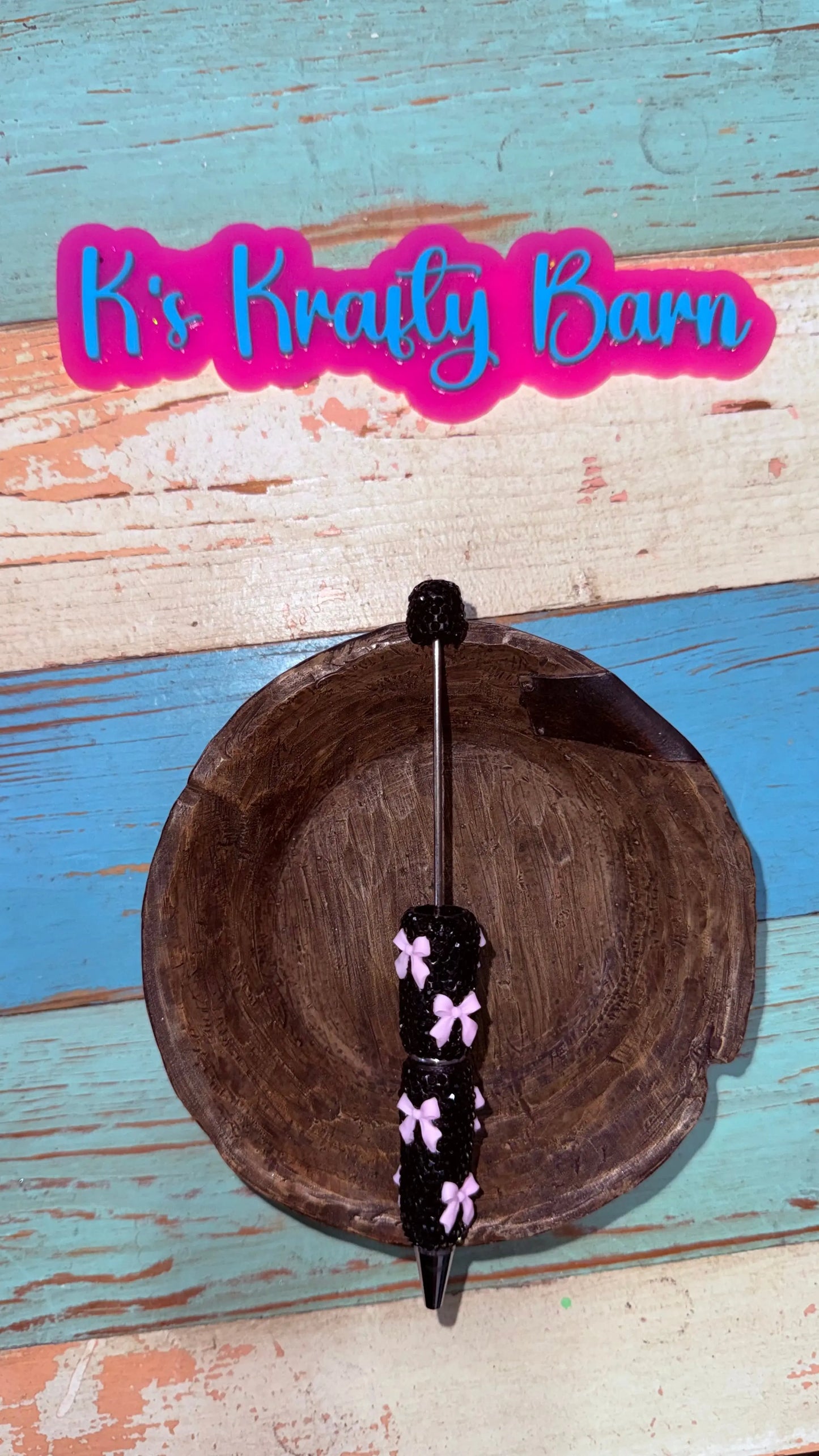 Beadable Pens-Rhinestone Super Blingy “Fancy” K's Krafty Barn