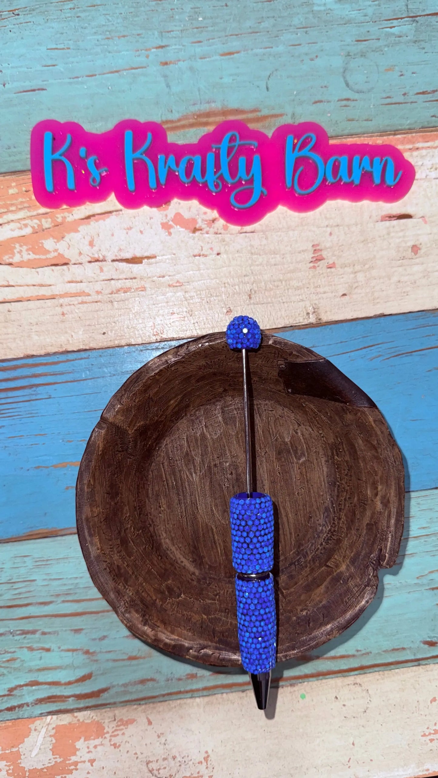 Beadable Pens-Rhinestone Super Blingy “Fancy” K's Krafty Barn