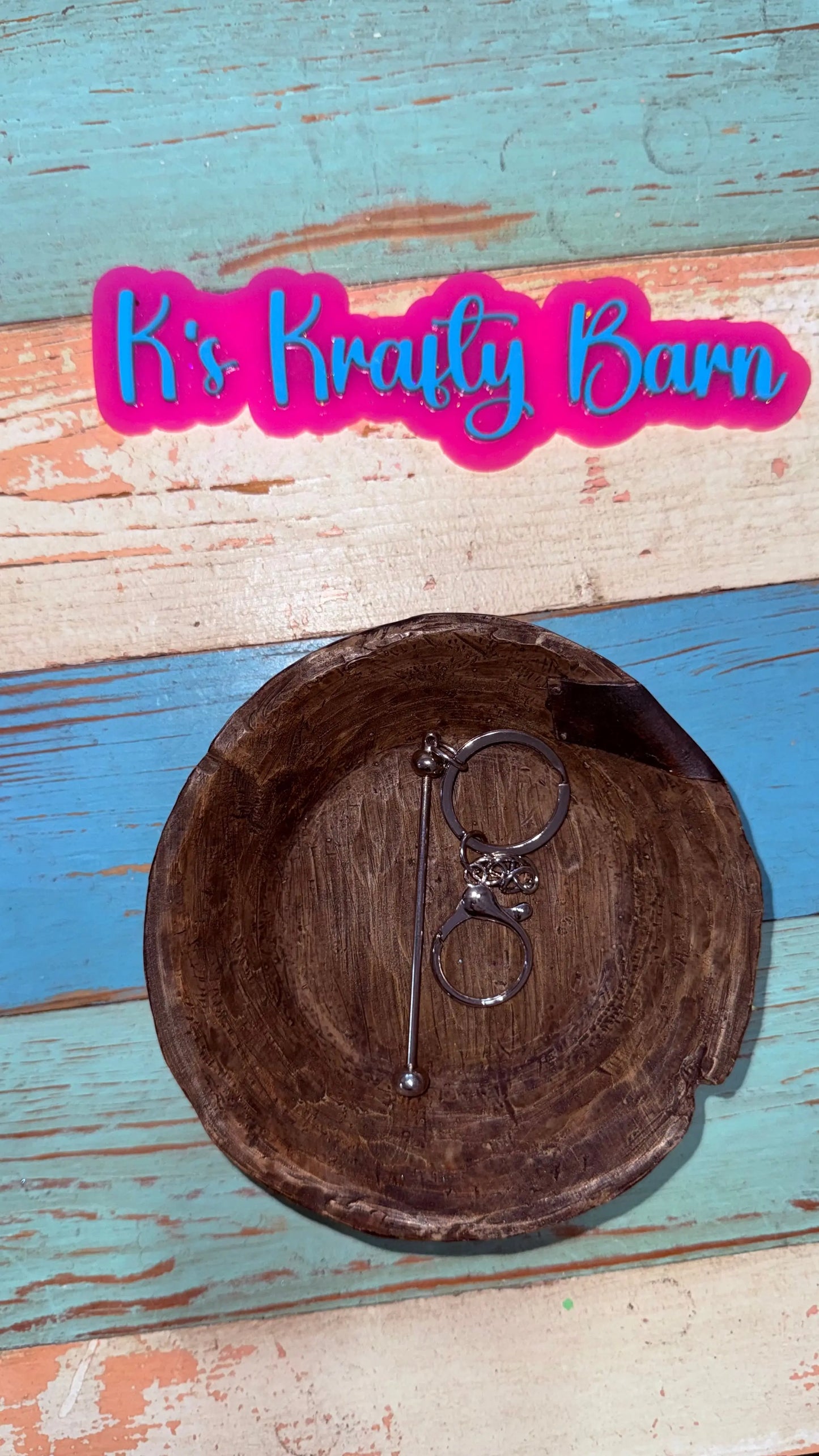 Beadable Bar Keychains K's Krafty Barn