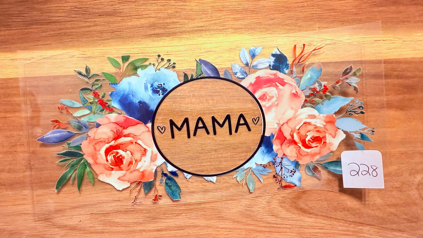 #228 Mama Circle Flowers K's Krafty Barn
