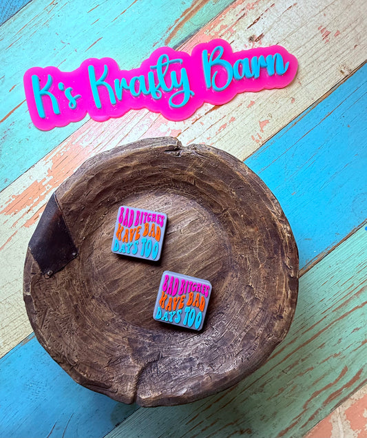 Wholesale Silicone Focal Bead- Bad bit**es have bad days too