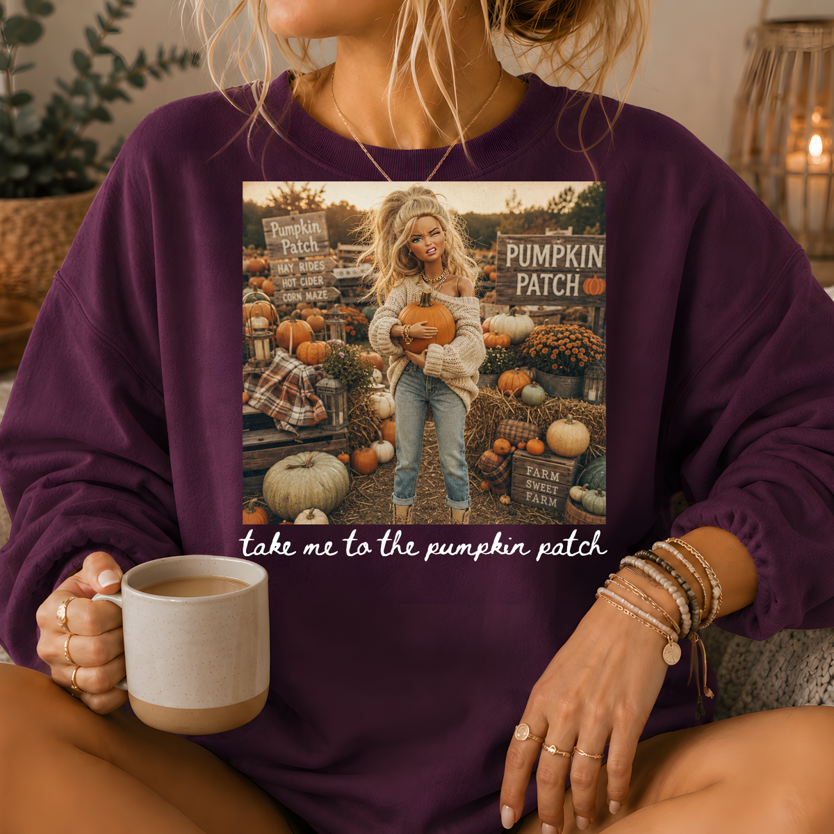 Take Me to the Pumpkin Patch Crewneck Sweatshirt
