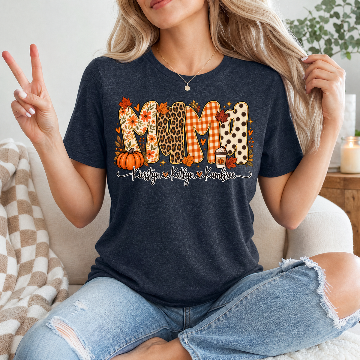 Leopard Fall Fully Customizable Premium Graphic Tee