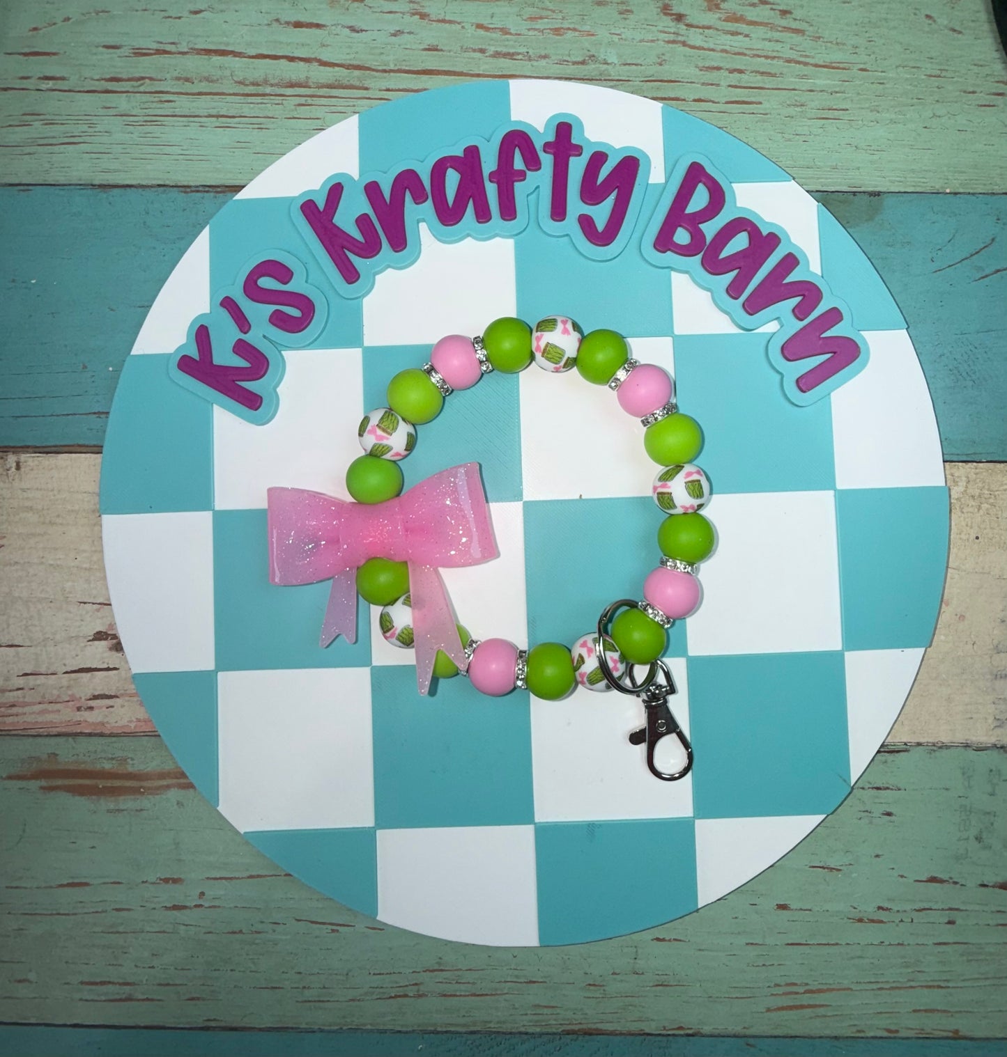 Dill Pickle Dream Wristlet