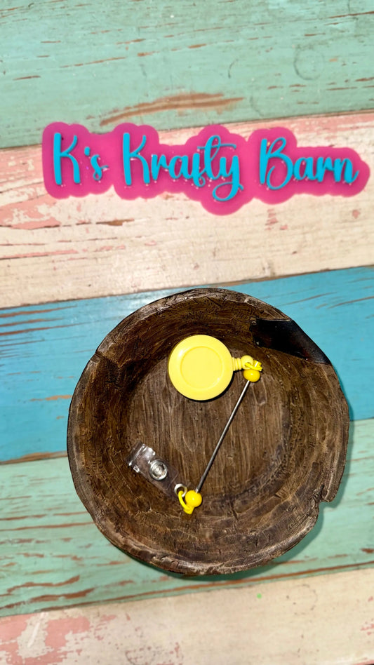Beadable Bar Badge Reels K's Krafty Barn