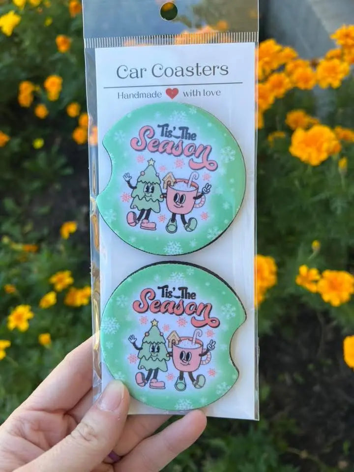 Car Coasters- choose your design. K's Krafty Barn