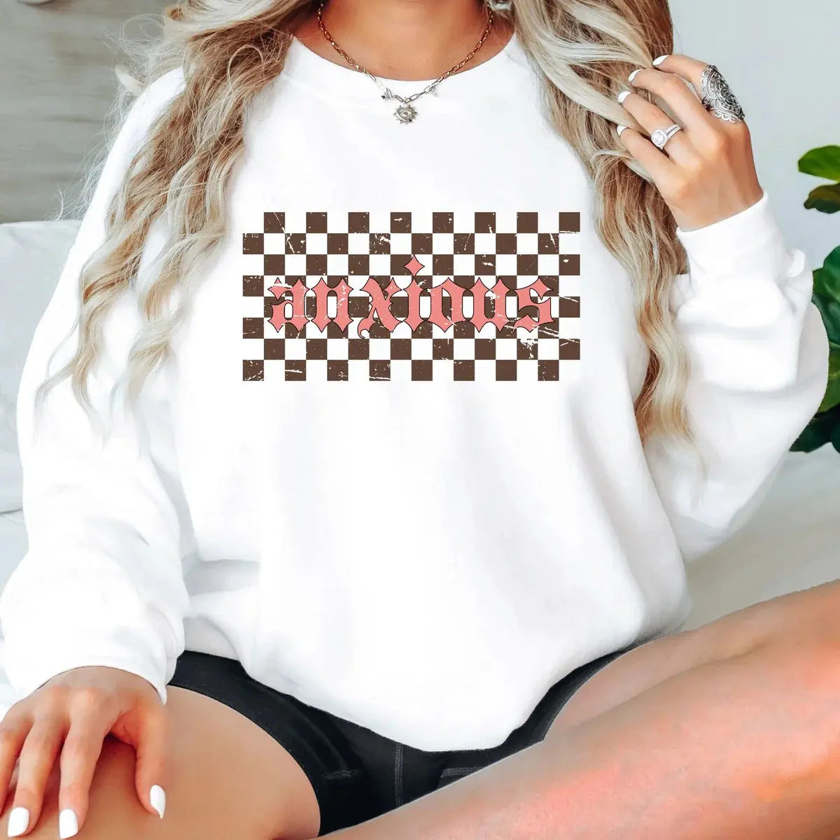 Anxious Shirt | Funny Mental Health Graphic Tee K's Krafty Barn