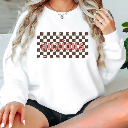 Anxious Shirt | Funny Mental Health Graphic Tee K's Krafty Barn