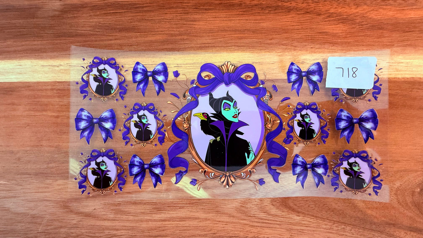 #718 Evil Purple Bow