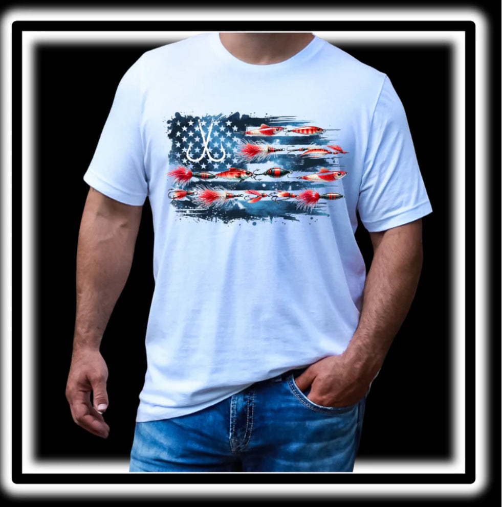 Fishing Lures Flag