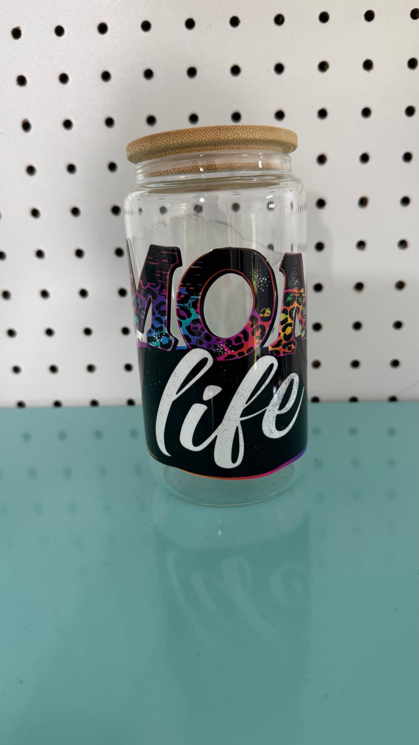 Mom Life 16oz Glass Libby
