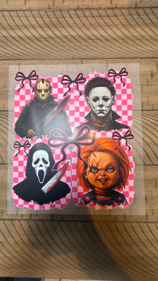 Pink horror icons