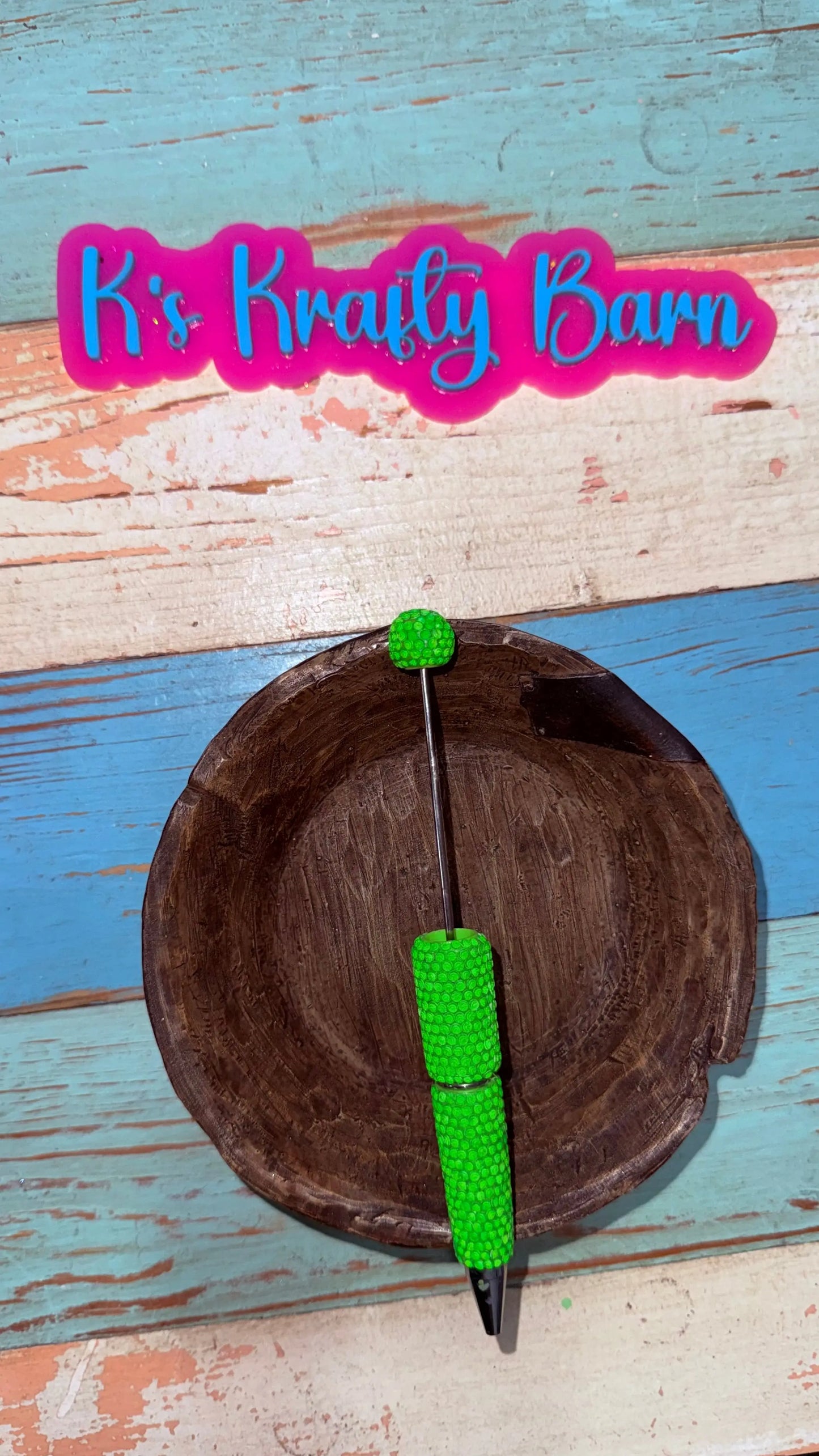 Beadable Pens-Rhinestone Super Blingy “Fancy” K's Krafty Barn