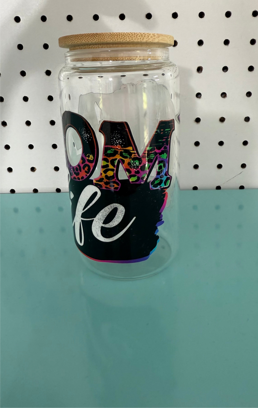 Mom Life 16oz Glass Libby