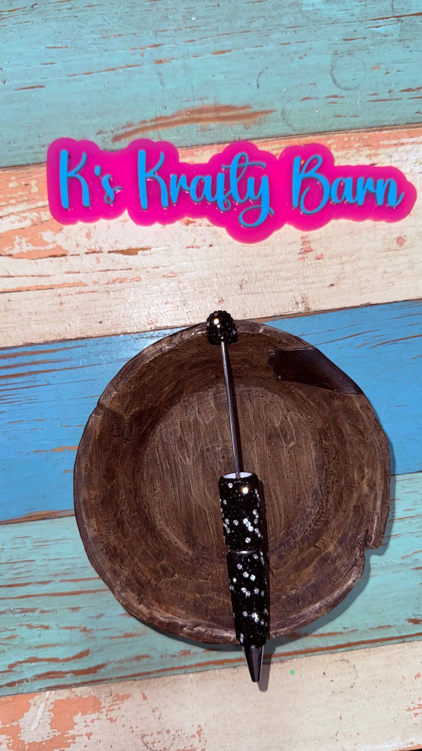 Beadable Pens-Rhinestone Super Blingy “Fancy” K's Krafty Barn