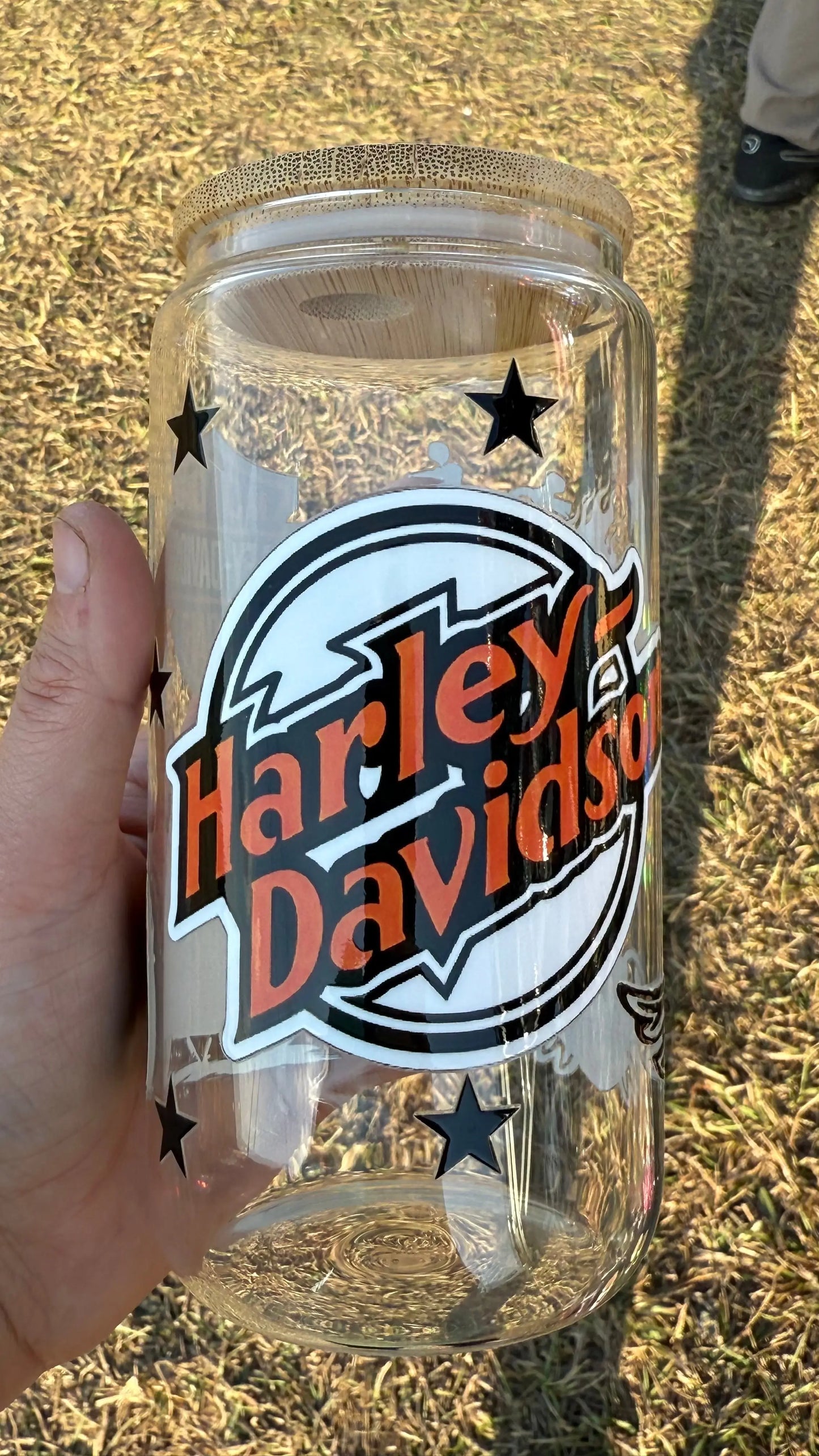 HD 4 16oz Glass Libby K's Crafty Vibes Co.