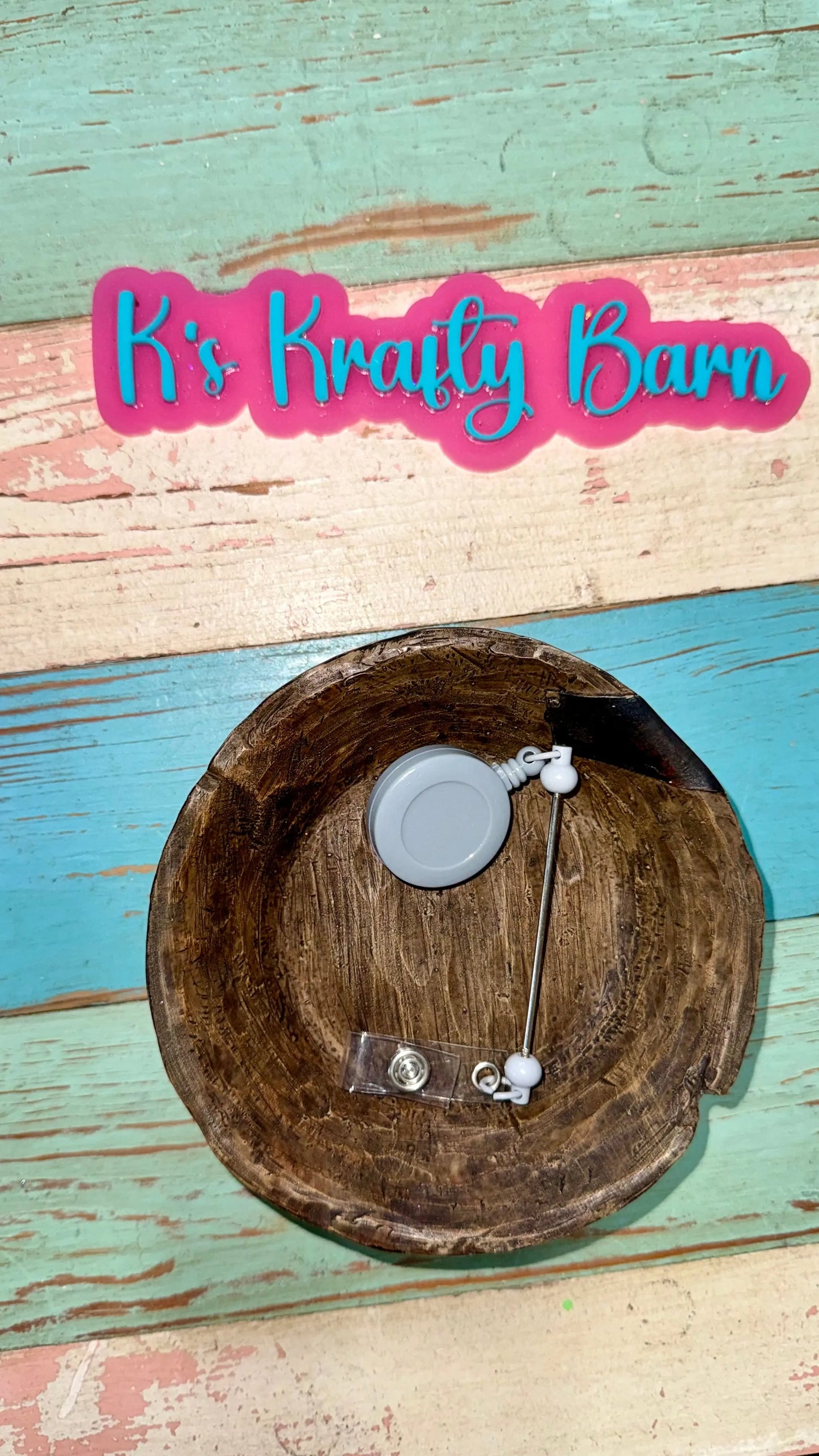 Beadable Bar Badge Reels K's Krafty Barn