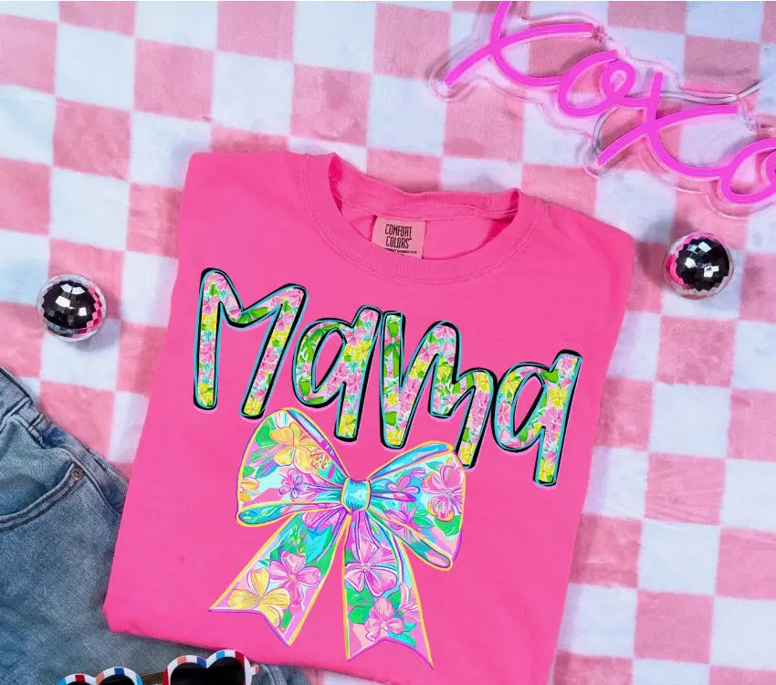 MaMa Bow Neon K's Crafty Vibes Co.