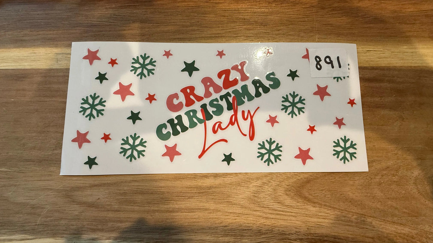 #891 Crazy Christmas Lady K's Krafty Barn