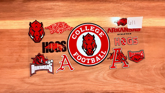 #611 Arkansas Football K's Krafty Barn