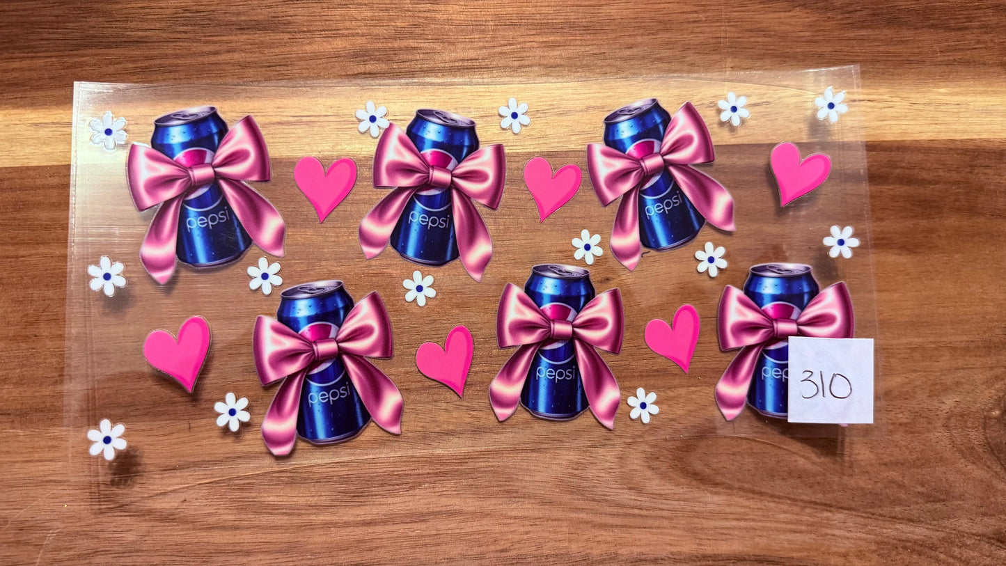 #310 Pep with pink heart and bows K's Krafty Barn