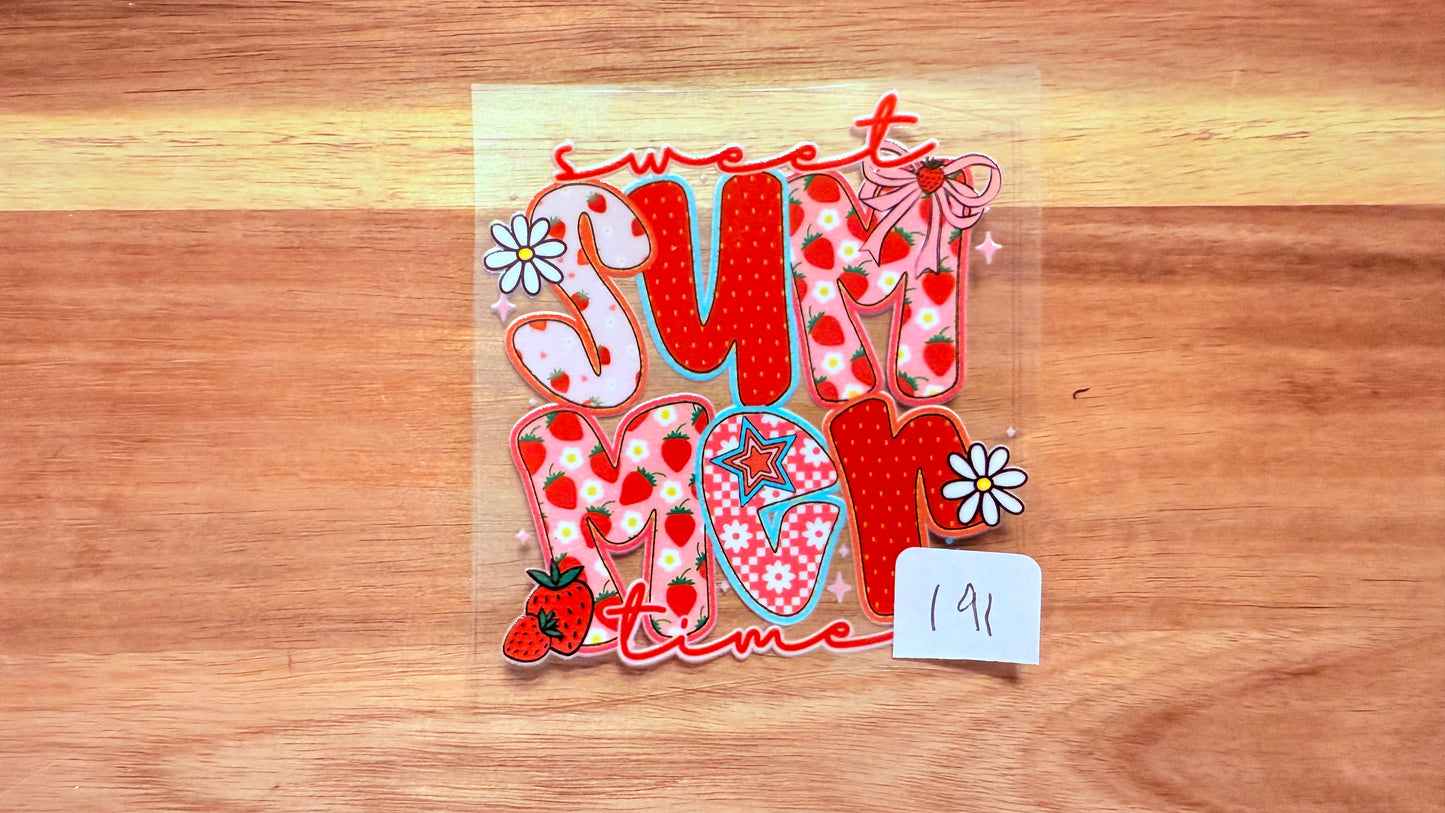 #191 Sweet Summer Time -decal