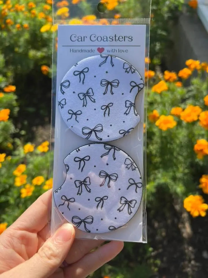 Car Coasters- choose your design. K's Krafty Barn