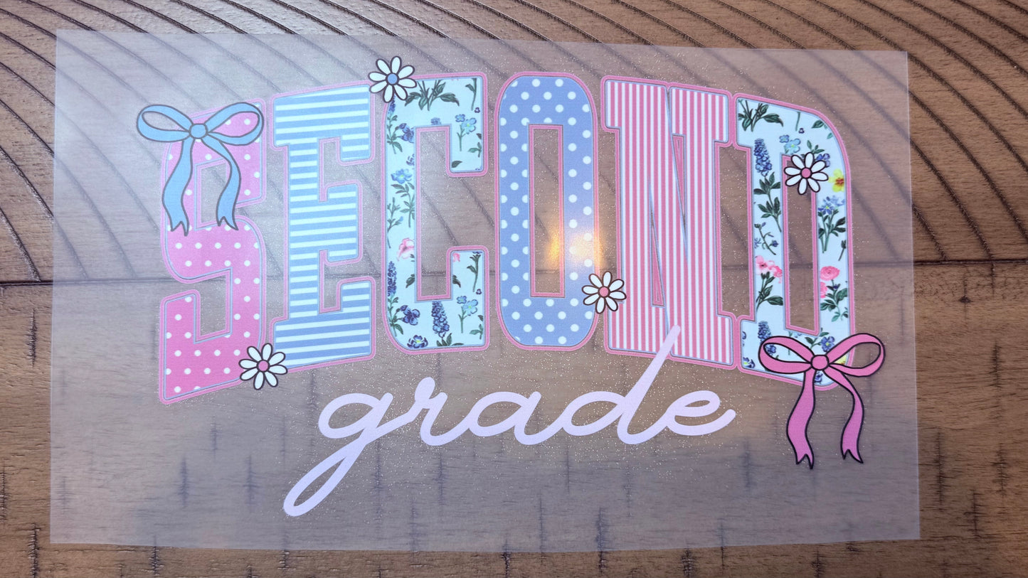 Second grade pink & blue