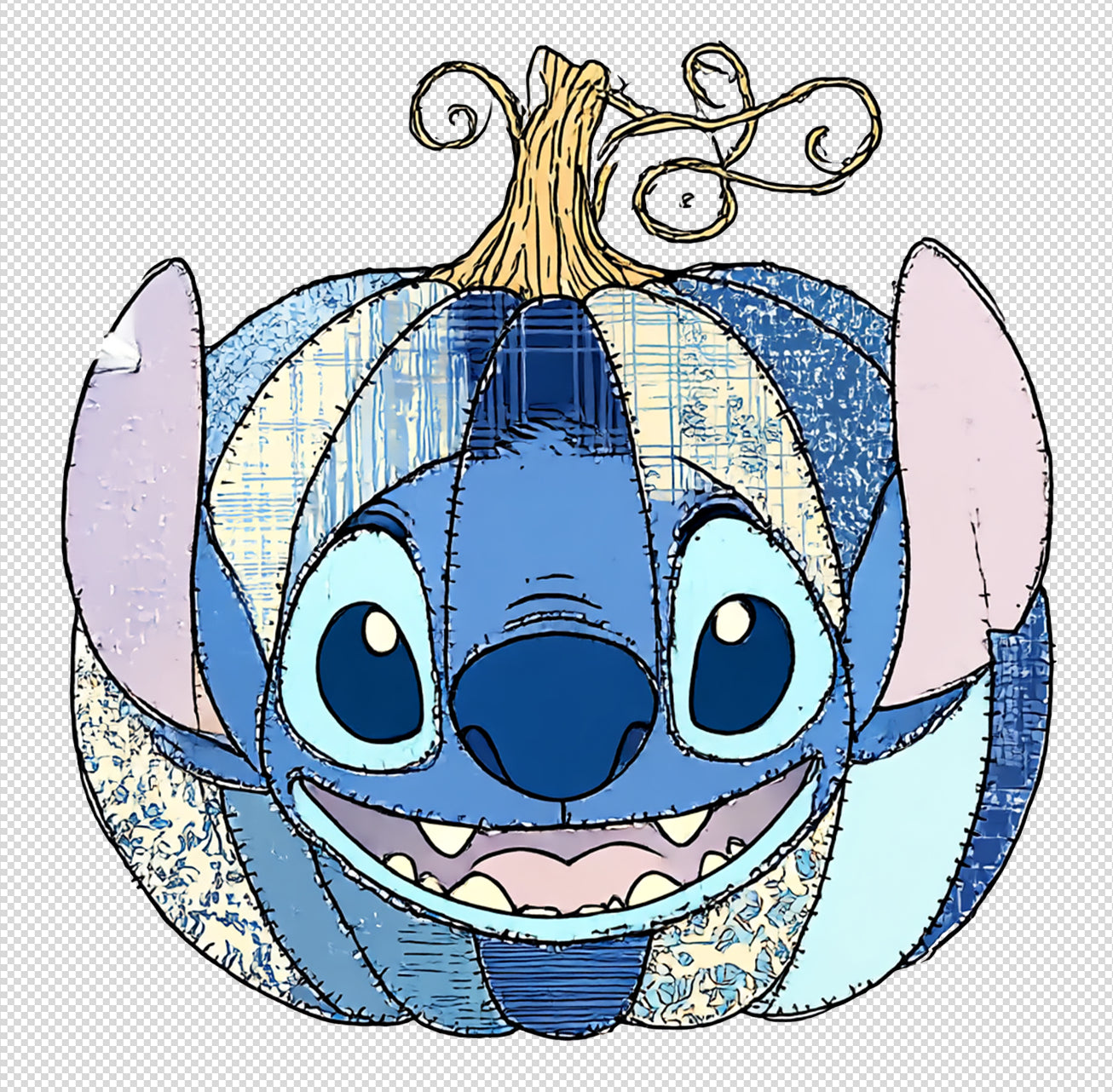 Stitch pumpkin