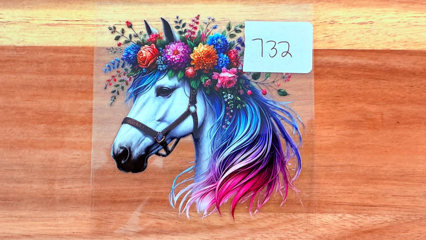 #732 Unicorn Horse