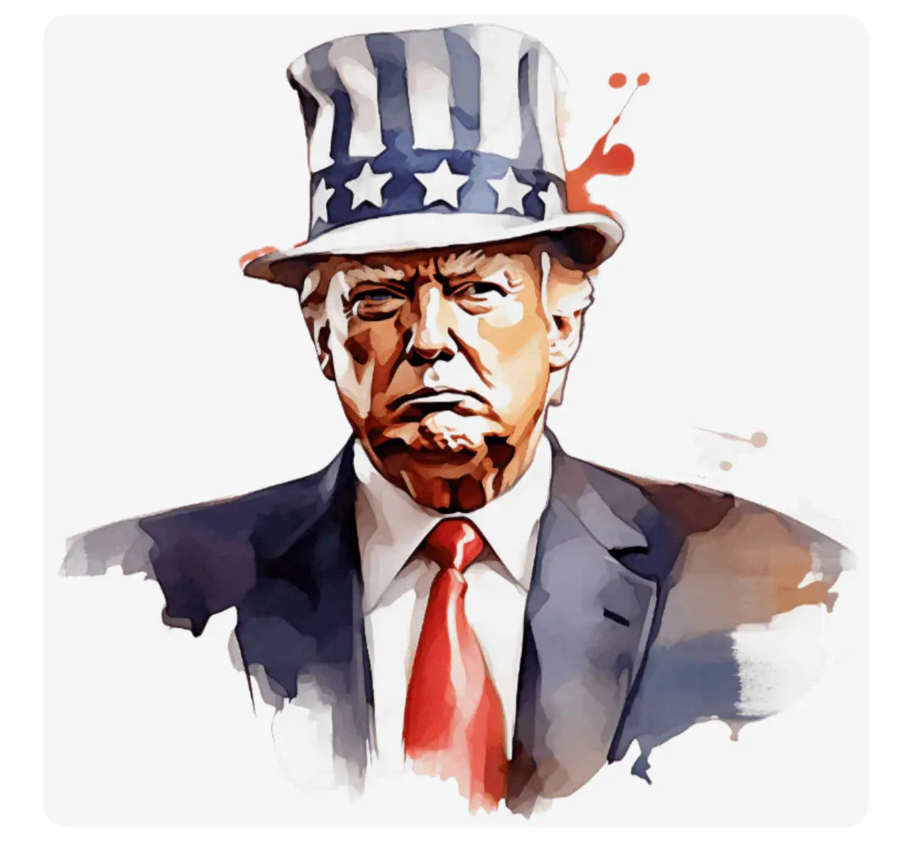Trump With Hat K's Crafty Vibes Co.