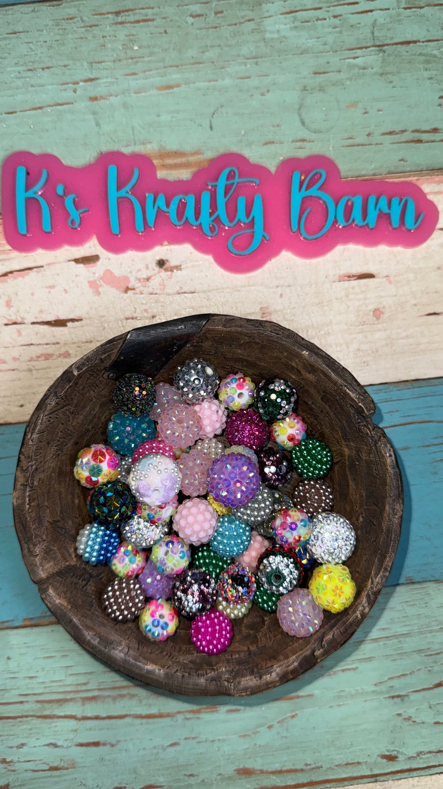 Wholesale Acrylic 8-16mm Rhinestone Bead Mixes